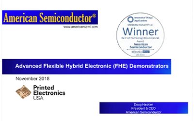 Advanced Flexible Hybrid Electronic (FHE) Demonstrators